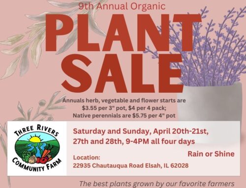 Three Rivers 9th annual plant sale starts April 20th
